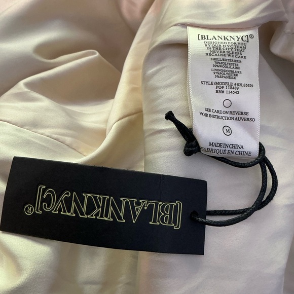 Blank NYC Pink and Gray Plaid Jacket Size Medium - Picture 10 of 12